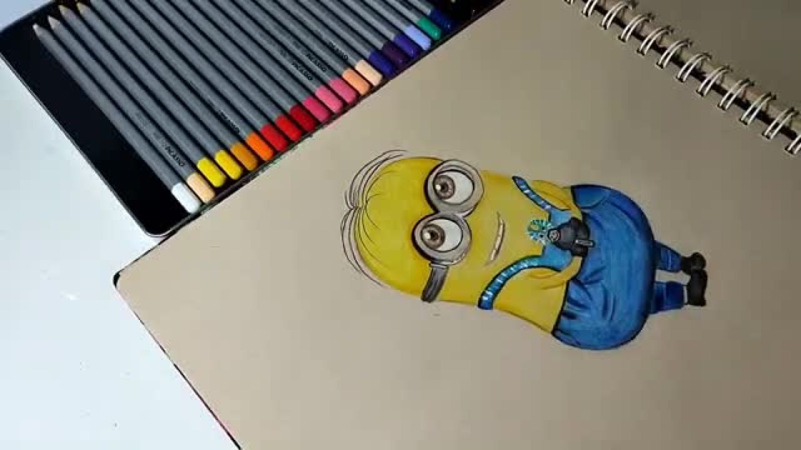 ⁣آموزش نقاشی با مداد رنگی