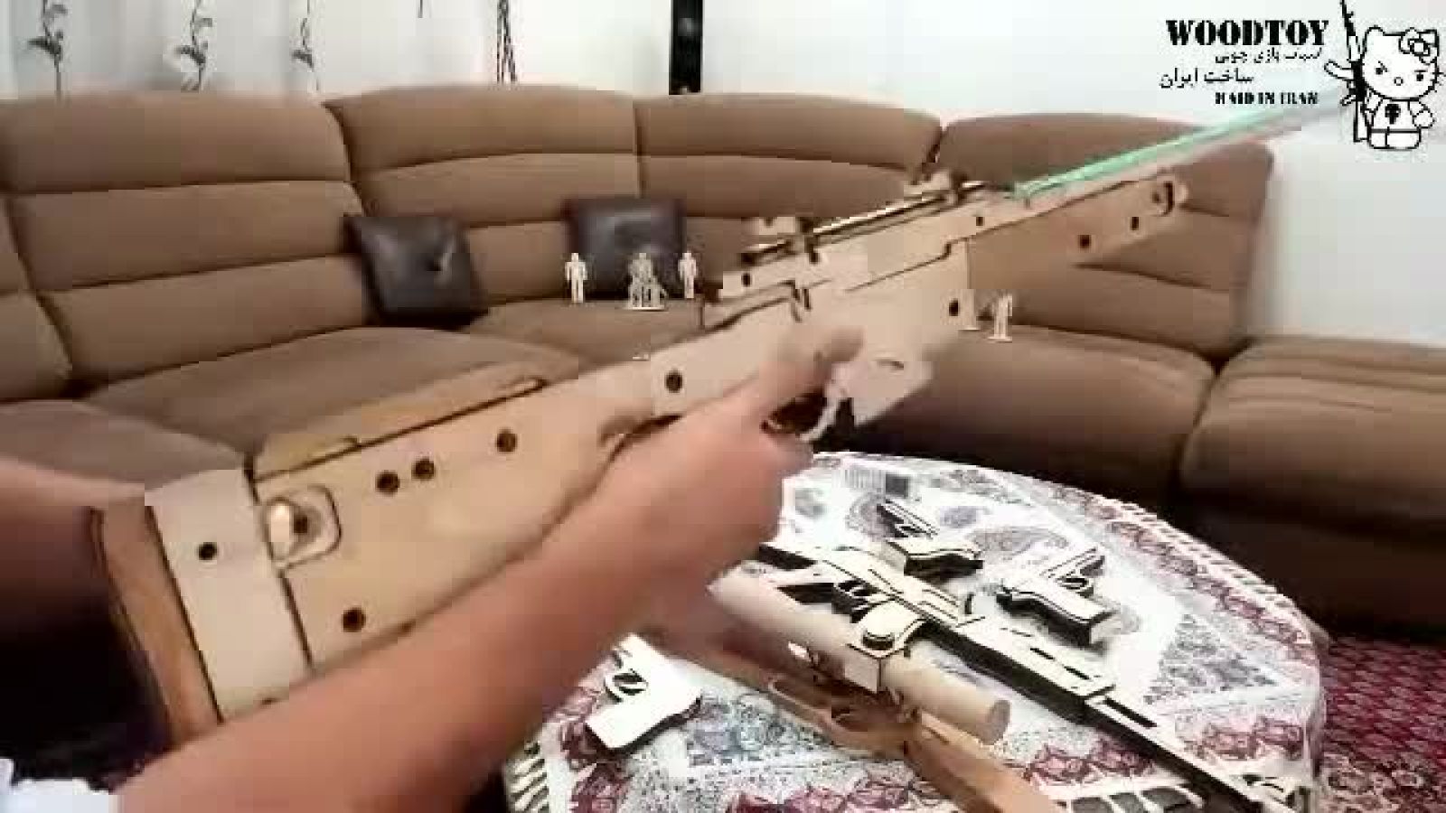 SNIPER سلاح چوبی اسباب بازی مدل