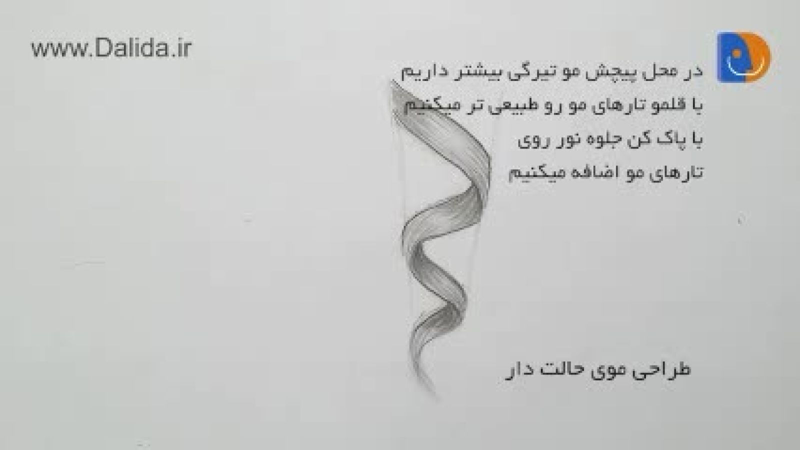 ⁣طراحی موی حالت دار